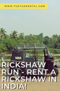 Rent a rickshw tuktuk in India